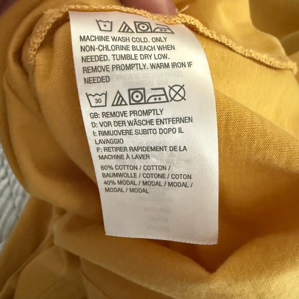 Logo by Lori Goldstein Mustard Yellow Women's Top size XS - Picture 4 of 5